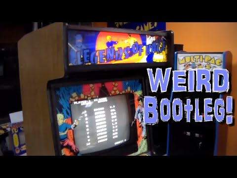 The Legend Of Kage Arcade Machine - You NEVER See This Machine Anymore!  A " Parallel Import "?