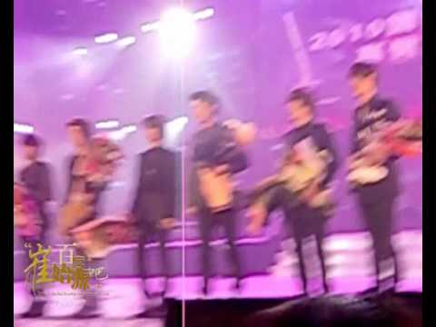 20100117 2010 Xiangfan Star Concert - SJM fancam (Siwon-biased)