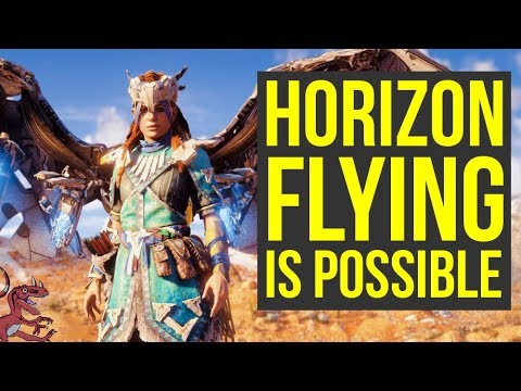 Horizon Zero Dawn FLYING IS POSSIBLE (Horizon Zero Dawn Fly - Horizon Zero Dawn How To Fly) Video