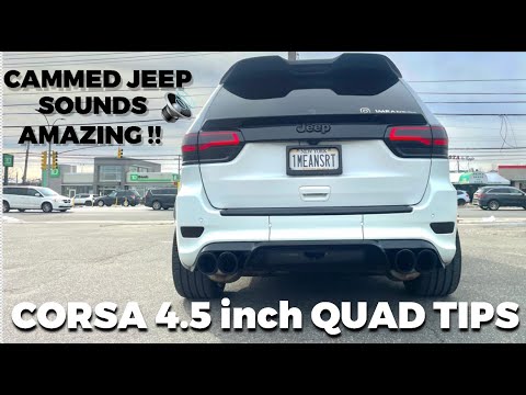 Installing CORSA quad tips to my JEEP GRAND CHEROKEE SRT