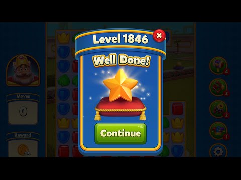 Royal Match - King Robert - Level 1846