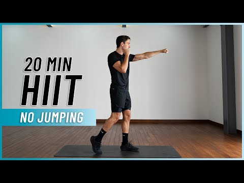 20 MIN FULL BODY HIIT To Burn Fat (No Jumping, Home Workout)