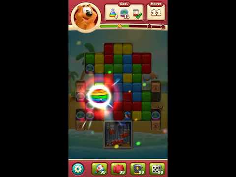 Toon Blast Level 6828 - NO BOOSTERS 🐻🐺🐱 | SKILLGAMING ✔️