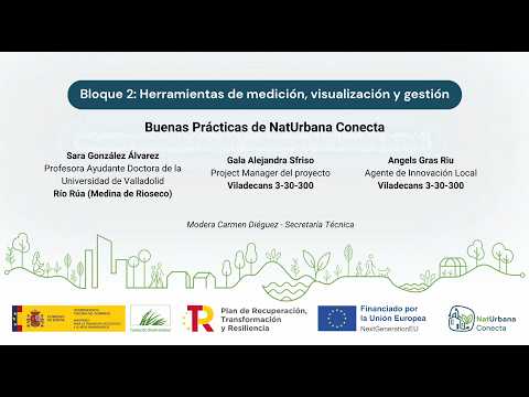 NatUrbana Conecta en Sevilla – Mesa redonda B2. Herramientas de medición