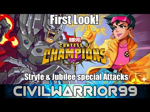 MCOC: First Look! Jubilee And Stryfe: Special Attacks