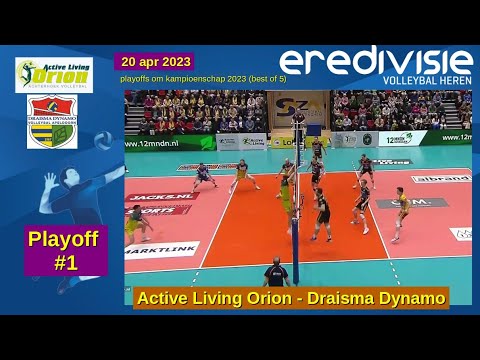PlayOff 1 Active Living Orion - Draisma Dynamo (20 apr 2023) om kampioenschap 2023, in 6 minuten