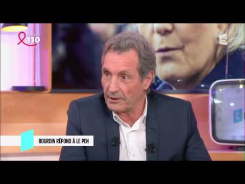 Jean-Jacques Bourdin face à Marine Le Pen et Bruno Le Roux - C l'hebdo - 25/03/2017