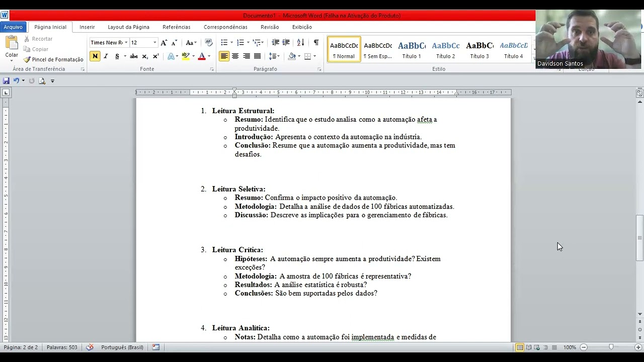 Estratégias para acelerar a leitura
