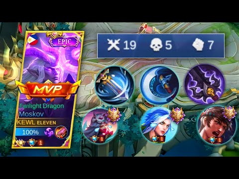 MOSKOV NEW META SEASON 24!! MOSKOV TOP GLOBAL BUILD | MOSKOV TIPS N TRICKS | MOSKOV MLBB | MOSKOV