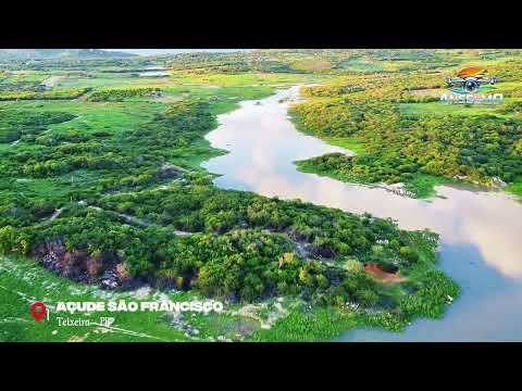 Imagens Aérea do Açude São Francisco - Teixeira PB