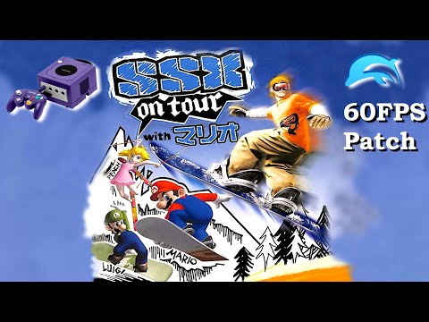 SSX On Tour with Mario 4K ( 8 X IR ) 60FPS Patch | Wii Dolphin | PC