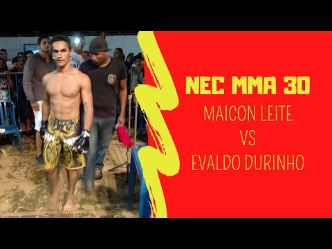 👊 CONFIRA!!! Ele MASSACROU o adversário - Maicon vs Durinho, NEC MMA 30 💪