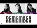 S.E.S. (에스이에스) - Remember (English Version) Lyrics [Color Coded Han/Rom/Eng]