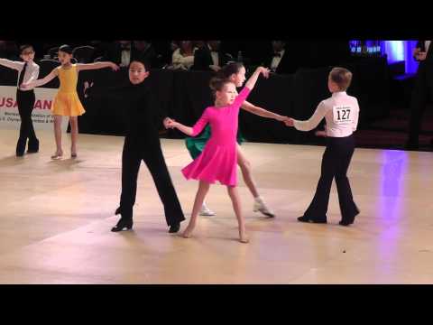 USADance Nationals 2012 Latin PreTeenII Gold Chacha Final - Alex and Jenna