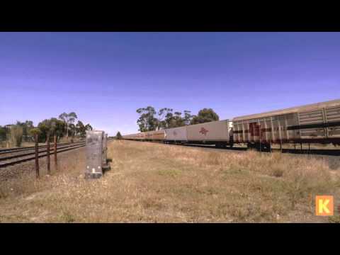 Australian Trains and Railways: Little River 3 Way Cross