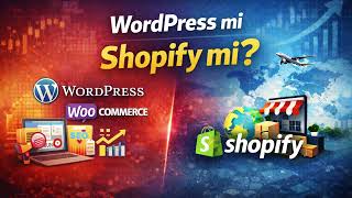 WordPress (WooCommerce) mi Shopify mi? E-Ticaret İçin Hangisi Daha Avantajlı?