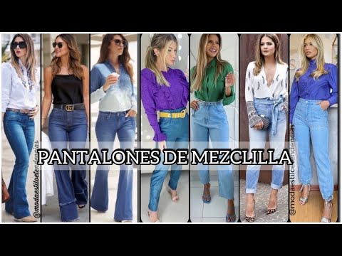 MODA 2022💋IDEAS DE OUTFITS CON JEANS 2022! LOOKS CON JEANS 2022 ROPA QUE NO PASA DE MODA TENDENCIAS