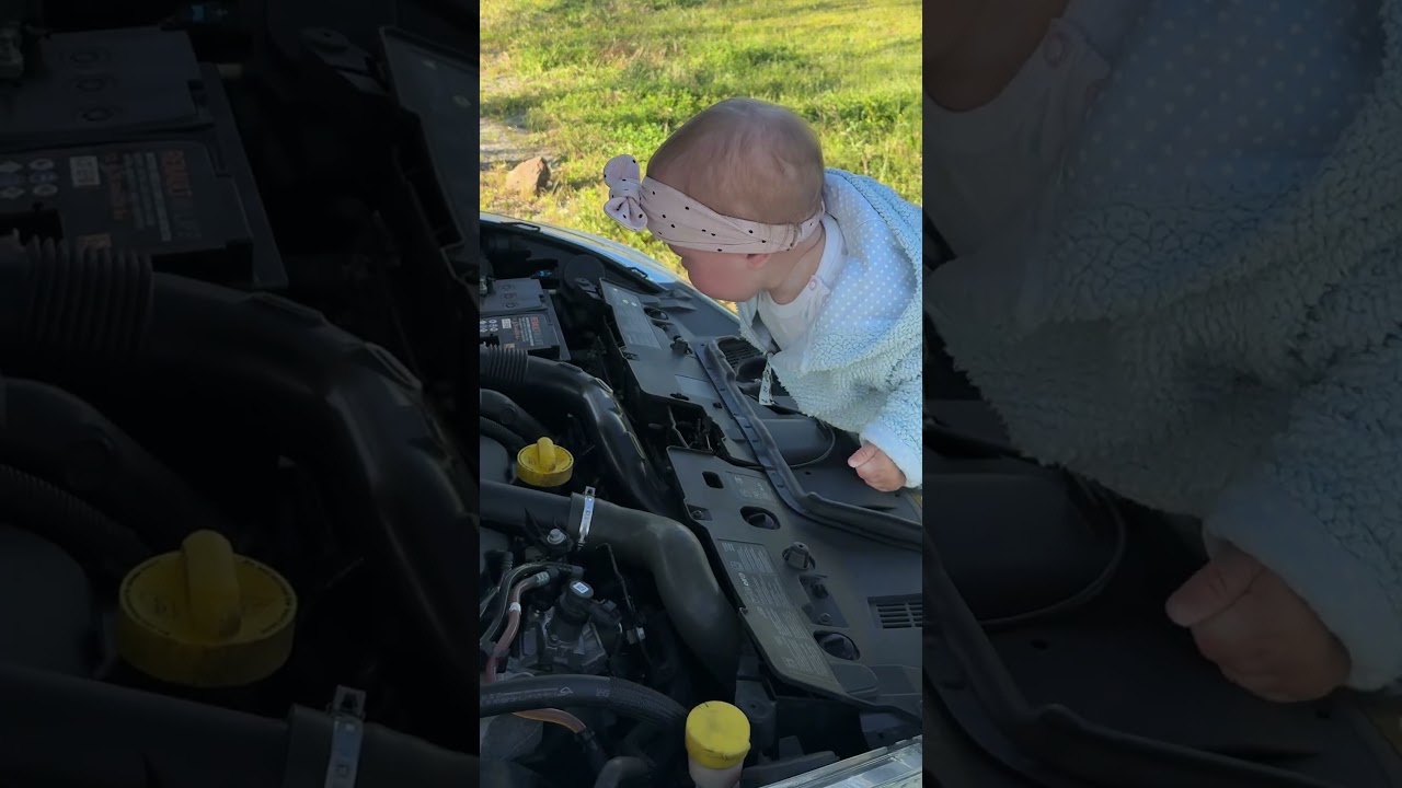 Baby Fixed the Car?! 😳 Daddy… It’s Broken… #baby #dad #babies #cute #funny