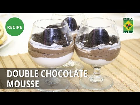 Double Chocolate Mousse Recipe | Dawat | Abida Baloch | Dessert