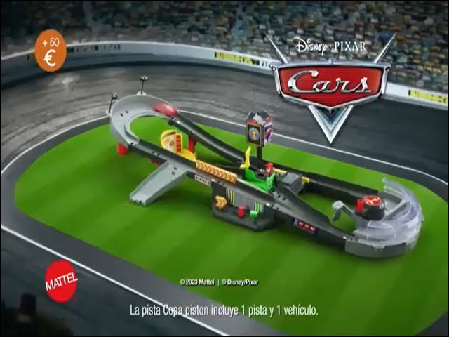 Vídeo relacionado con Mattel Disney Pixar Cars Copa Pistón Pista para coches de juguete con 1 vehículo, +3 años (HPD81)