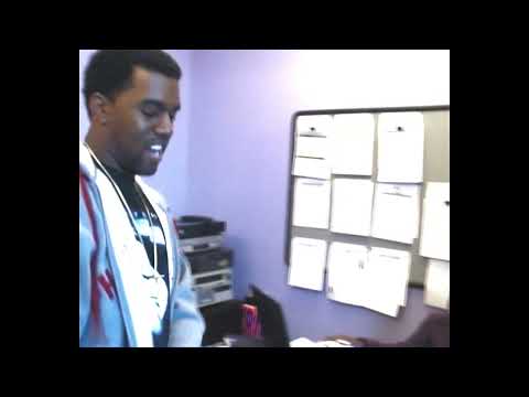 Kanye rapping 'All Falls Down' at Roc-A-Fella (2002)