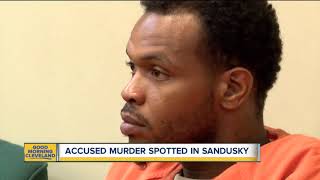 Accused killer spotted in Sandusky