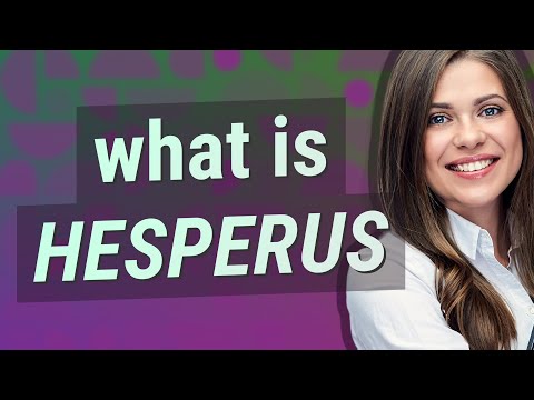 Hesperus | meaning of Hesperus