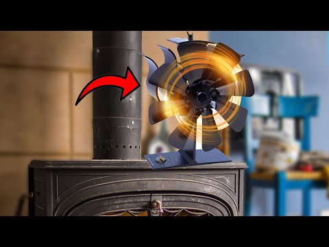 Circulate Warm Air Efficiently with This Wood Stove Fan