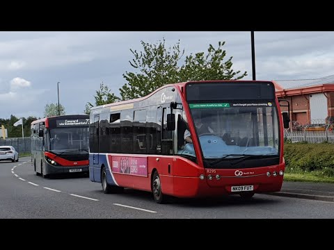 Journey on Route 93 | NK09FUT/8295 - Go North East: Optare Versa V1110