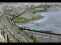 Canadian Pacific & Canadian National railroads - Ashcroft - British Columbia - May 2018