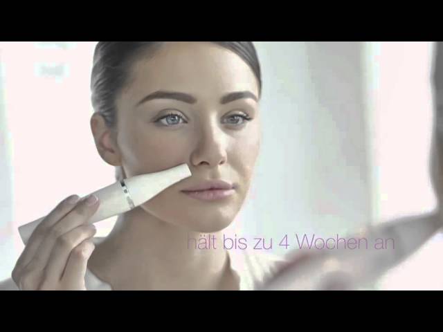 Video Teaser für Braun Face 810 Gesichtsepilierer mit Reinigungsbürste