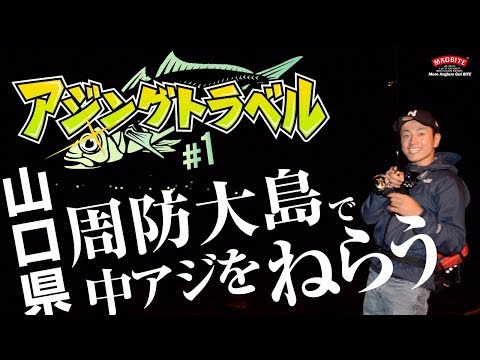 《アジングトラベル vol.1 》 山口県周防大島で中アジを狙う！