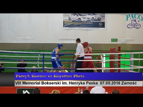 VIII Memoriał Bokserski im Henryka Paska Zamość Patryk Korzec vs Krystian Pluta