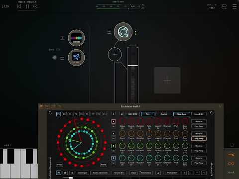 Euclidean sequencer with Atom
