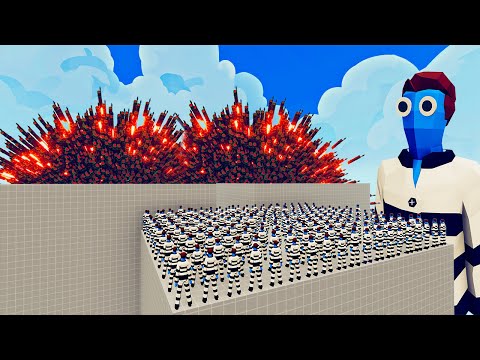 100x PRISONER + 1x GIANT vs 1x EVERY GOD   Totally Accurate Battle Simulator TABS