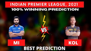 MI vs KKR Dream11 | MUM vs KOL Dream11 Prediction | KKR vs MI Dream11 Team | Match 34 | IPL 2021