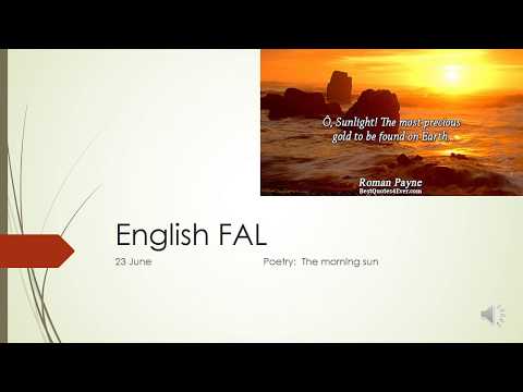 ENGLISH GRAAD 8: 23 Junie 2020 - periode 2 (23082)