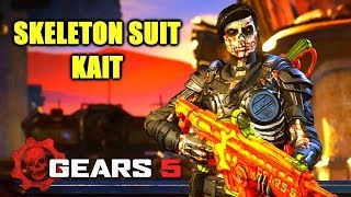 SKELETON SUIT KAIT! (Gears 5) Ranked King of the Hill on Reclaimed!