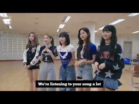 LE SSERAFIM and NewJeans met at Yonsei Akaraka Festival