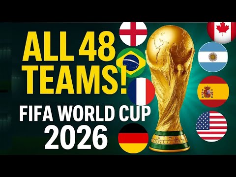 All 48 Qualified Teams – FIFA World Cup 2026 🔥 Full Predictions & Surprises!