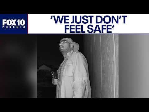 Phoenix couple flees home after camera captures armed suspect at door  | FOX 10 Phoenix