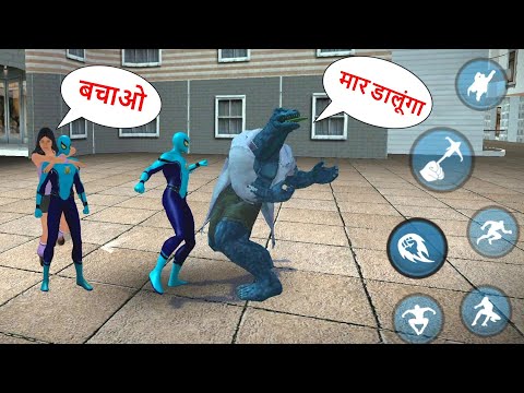 Power Spider 2 : Parody Game (Power Spider Fight Alligator) Spider Save his Girlfriend - Gameplay HD