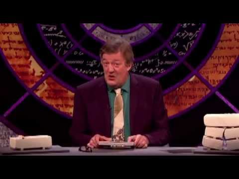 Stephen Fry crushes bricks - QI - S11/02, 2013