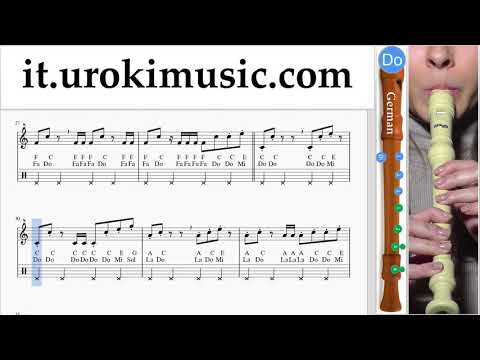 Lezioni di Flauto Dolce G. Imagine Dragons - Thunder Tutorial Spartito um-i276