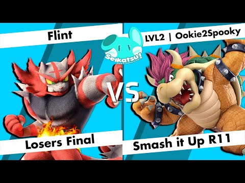 Flint (Incineroar) vs LVL2 | Ookie2Spooky (Bowser) - LF - Smash It Up R11 - Seikatsu