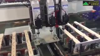 MÁY MỘNG ÂM CNC 3 ĐẦU YOWCHERNG - MULTI SPINDLE SLOT MILLING MACHINE