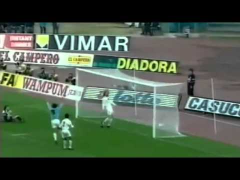Serie A 1994-1995, day 10 Lazio - Padova 5-1 (Maniero, Rambaudi, Signori, Di Vaio, Winter)