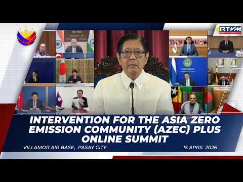 Intervention for the Asia Zero Emission Community (AZEC) Plus Online Summit 4/15/2026