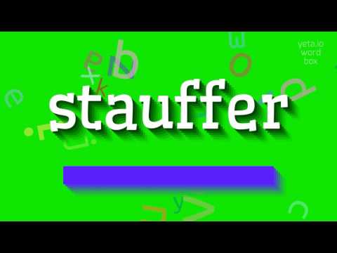 How to say "stauffer"! (High Quality Voices)