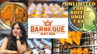 Barbequenation Jammu Review Vlog/ BBQ Food/ Unlimited Food under Rs 699/ Jammu Restaurant Review